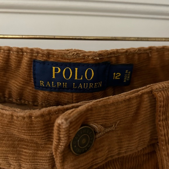 Ralph Lauren,Polo,size 12,Bronze Color corduroy,straight leg,Front & BackPocket - Picture 4 of 5